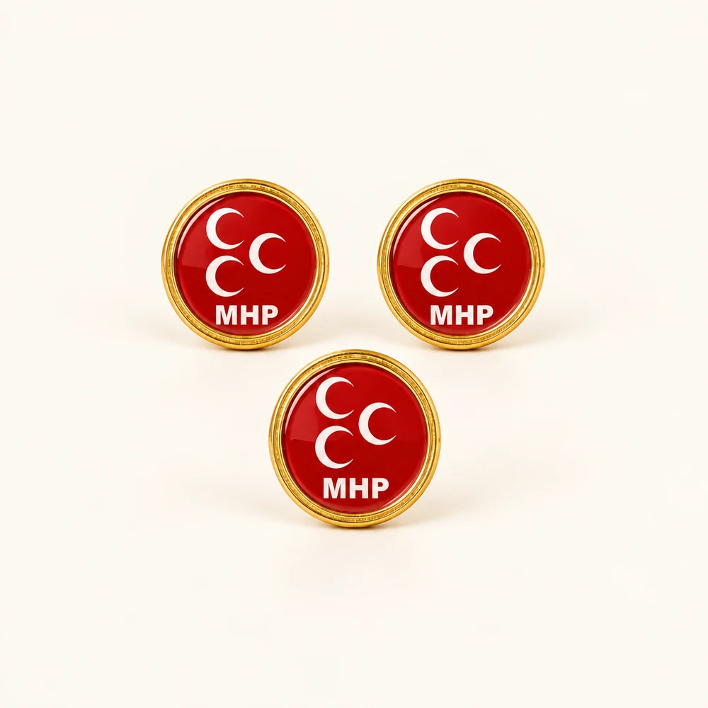 MHP Yuvarlak Üç Hilal Rozeti ürün fotoğrafı