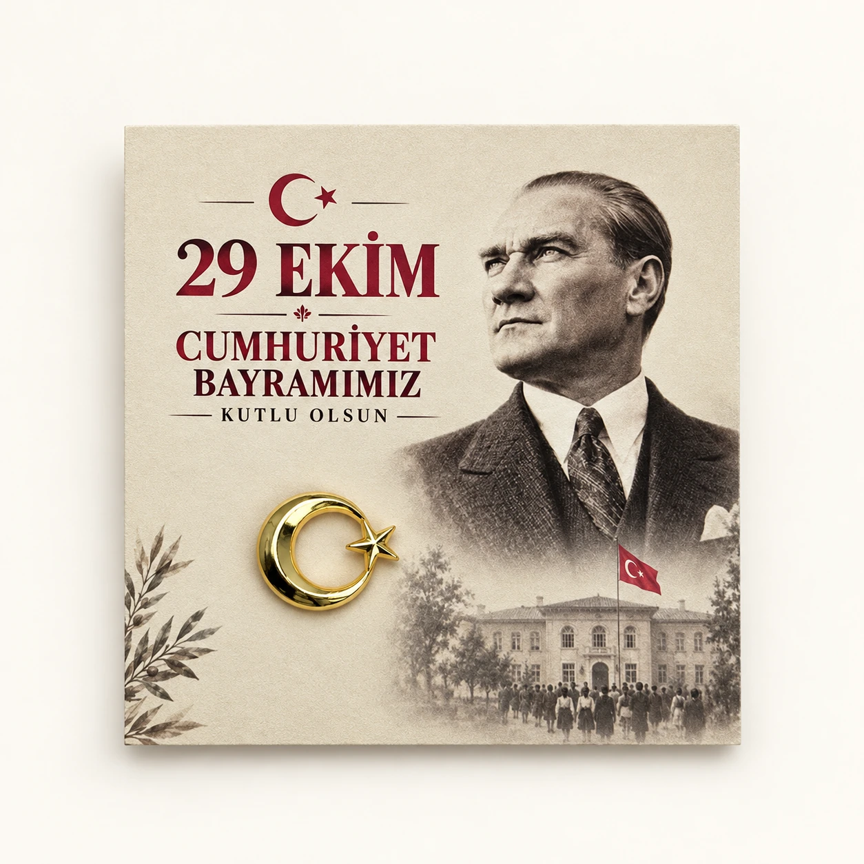 30 Ağustos Rozetleri: Zafer Bayramı İçin Kartlı Hatıralar